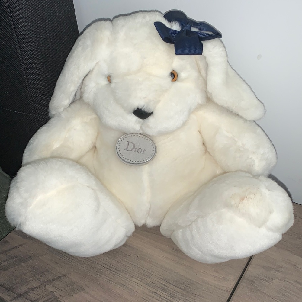 Dior rabbit stuffed toy . NEW